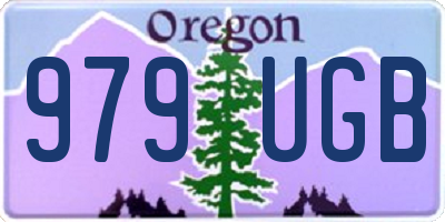 OR license plate 979UGB