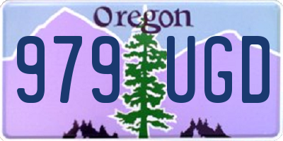 OR license plate 979UGD