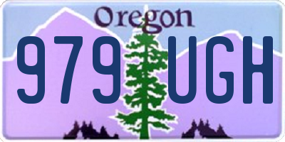 OR license plate 979UGH