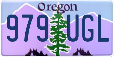 OR license plate 979UGL