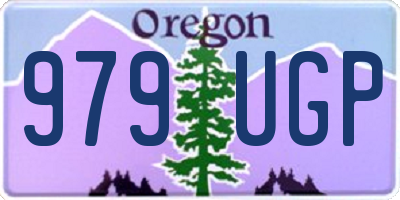 OR license plate 979UGP