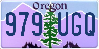 OR license plate 979UGQ