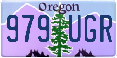 OR license plate 979UGR