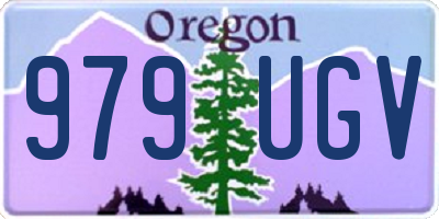 OR license plate 979UGV