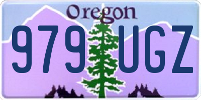 OR license plate 979UGZ