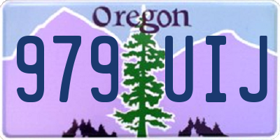 OR license plate 979UIJ