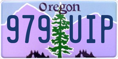 OR license plate 979UIP