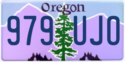 OR license plate 979UJO