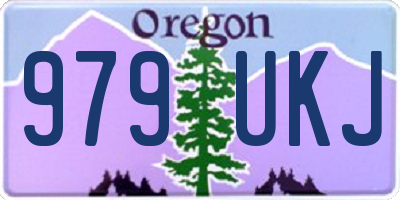 OR license plate 979UKJ