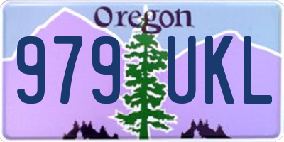 OR license plate 979UKL