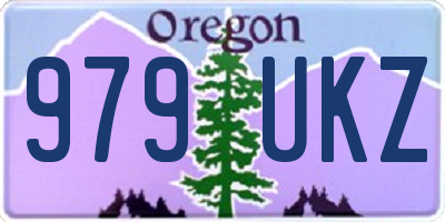 OR license plate 979UKZ