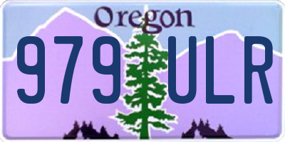 OR license plate 979ULR