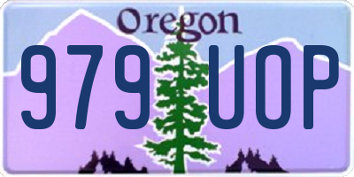 OR license plate 979UOP
