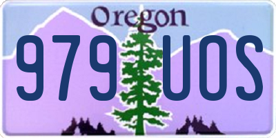 OR license plate 979UOS