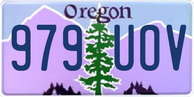 OR license plate 979UOV