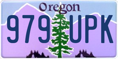 OR license plate 979UPK