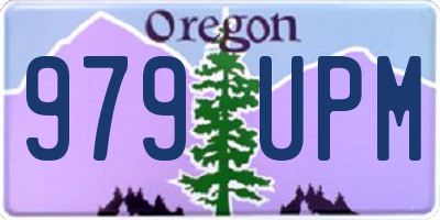 OR license plate 979UPM