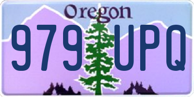 OR license plate 979UPQ