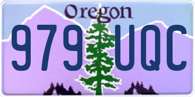 OR license plate 979UQC