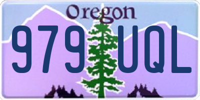 OR license plate 979UQL
