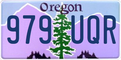 OR license plate 979UQR