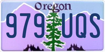 OR license plate 979UQS
