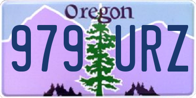 OR license plate 979URZ