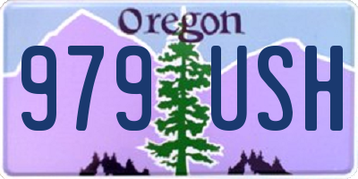 OR license plate 979USH