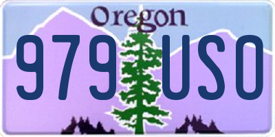 OR license plate 979USO