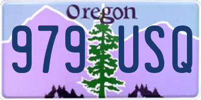 OR license plate 979USQ