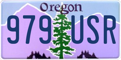 OR license plate 979USR