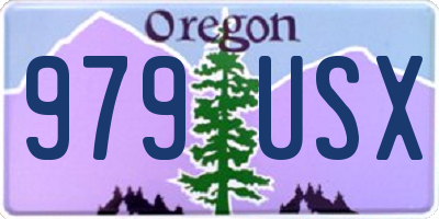 OR license plate 979USX