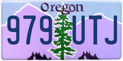 OR license plate 979UTJ