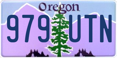 OR license plate 979UTN