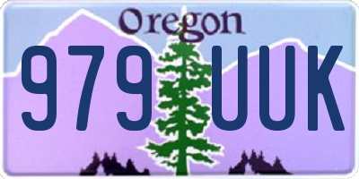 OR license plate 979UUK