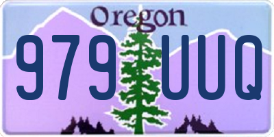 OR license plate 979UUQ
