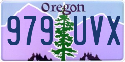 OR license plate 979UVX