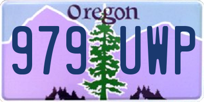 OR license plate 979UWP