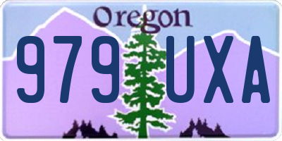 OR license plate 979UXA