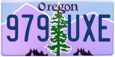 OR license plate 979UXE