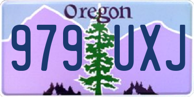 OR license plate 979UXJ