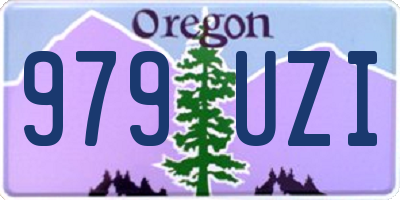 OR license plate 979UZI