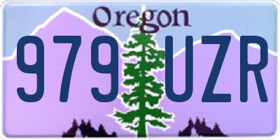 OR license plate 979UZR