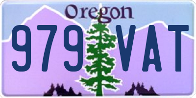 OR license plate 979VAT