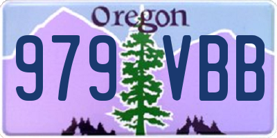 OR license plate 979VBB