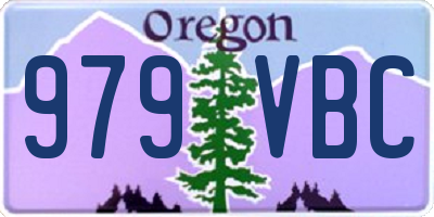 OR license plate 979VBC