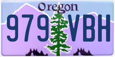 OR license plate 979VBH