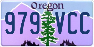 OR license plate 979VCC