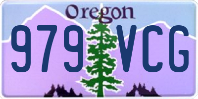 OR license plate 979VCG