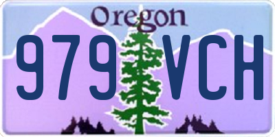 OR license plate 979VCH